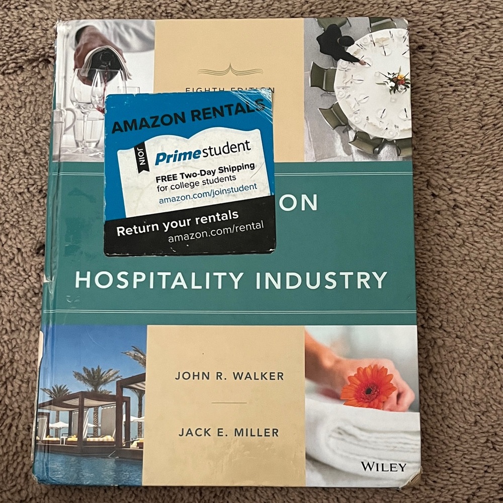 Supervision in the Hospitality Industry Textbook